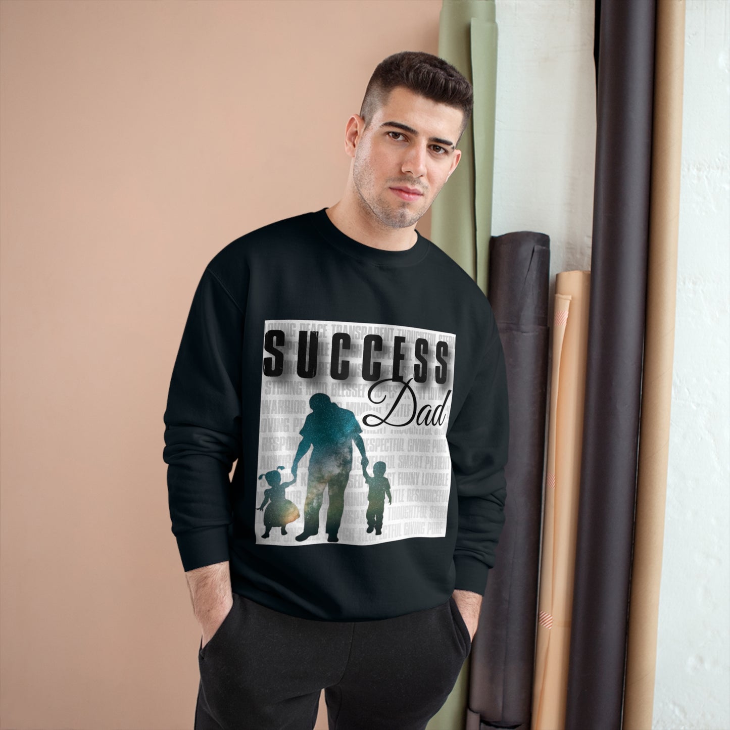 #1 Success Dad T-Sweatshirt celebrates, empowers, and honors the true essence of fatherhood.