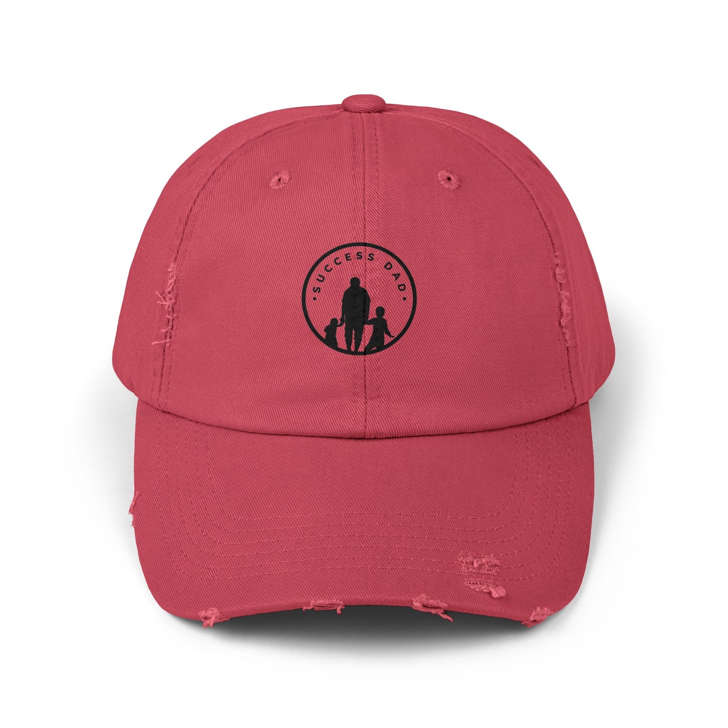 #1 Success Dad Distressed Cap celebrates, empowers, and honors the true essence of fatherhood.  (Unisex)