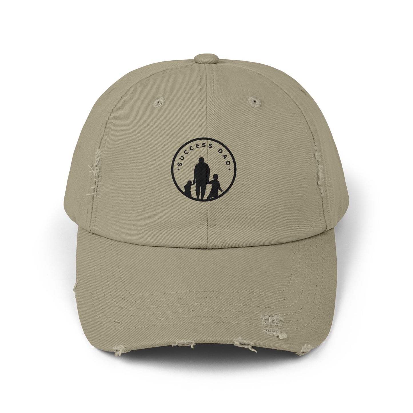 #1 Success Dad Distressed Cap celebrates, empowers, and honors the true essence of fatherhood.  (Unisex)