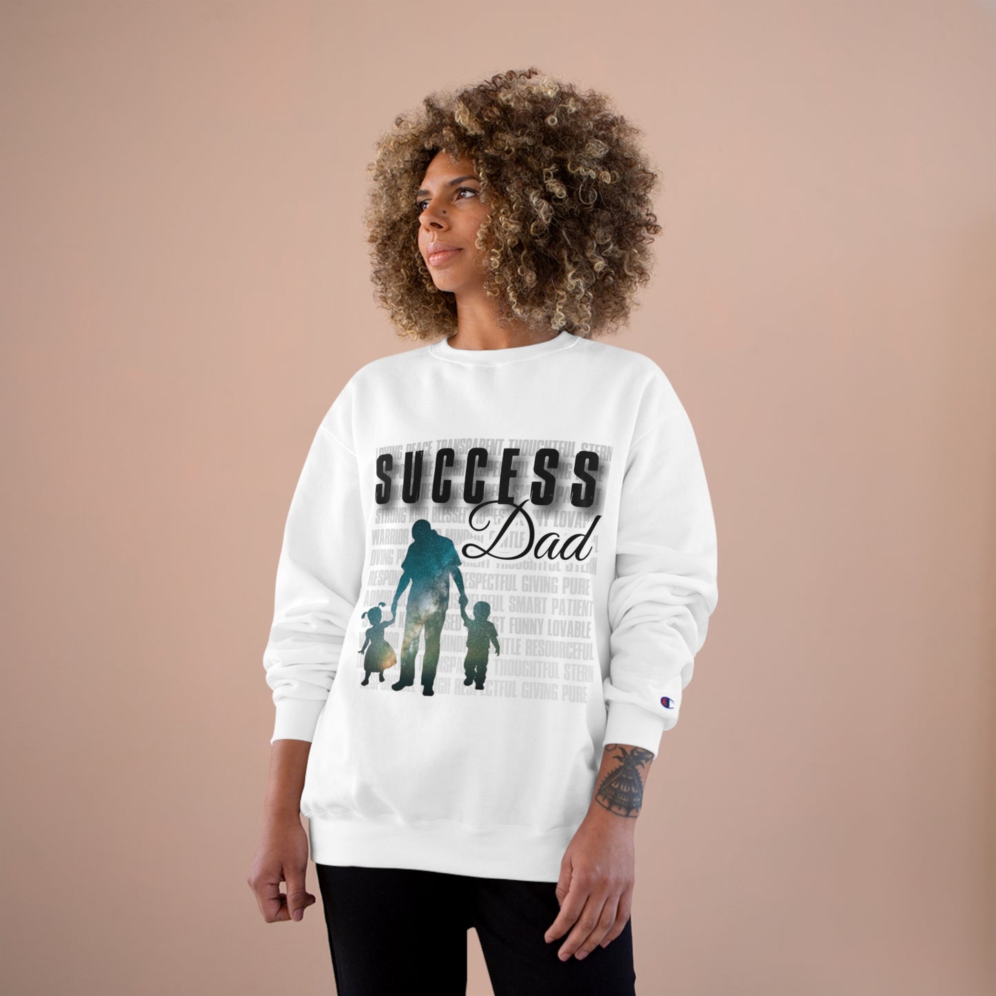 #1 Success Dad T-Sweatshirt celebrates, empowers, and honors the true essence of fatherhood.