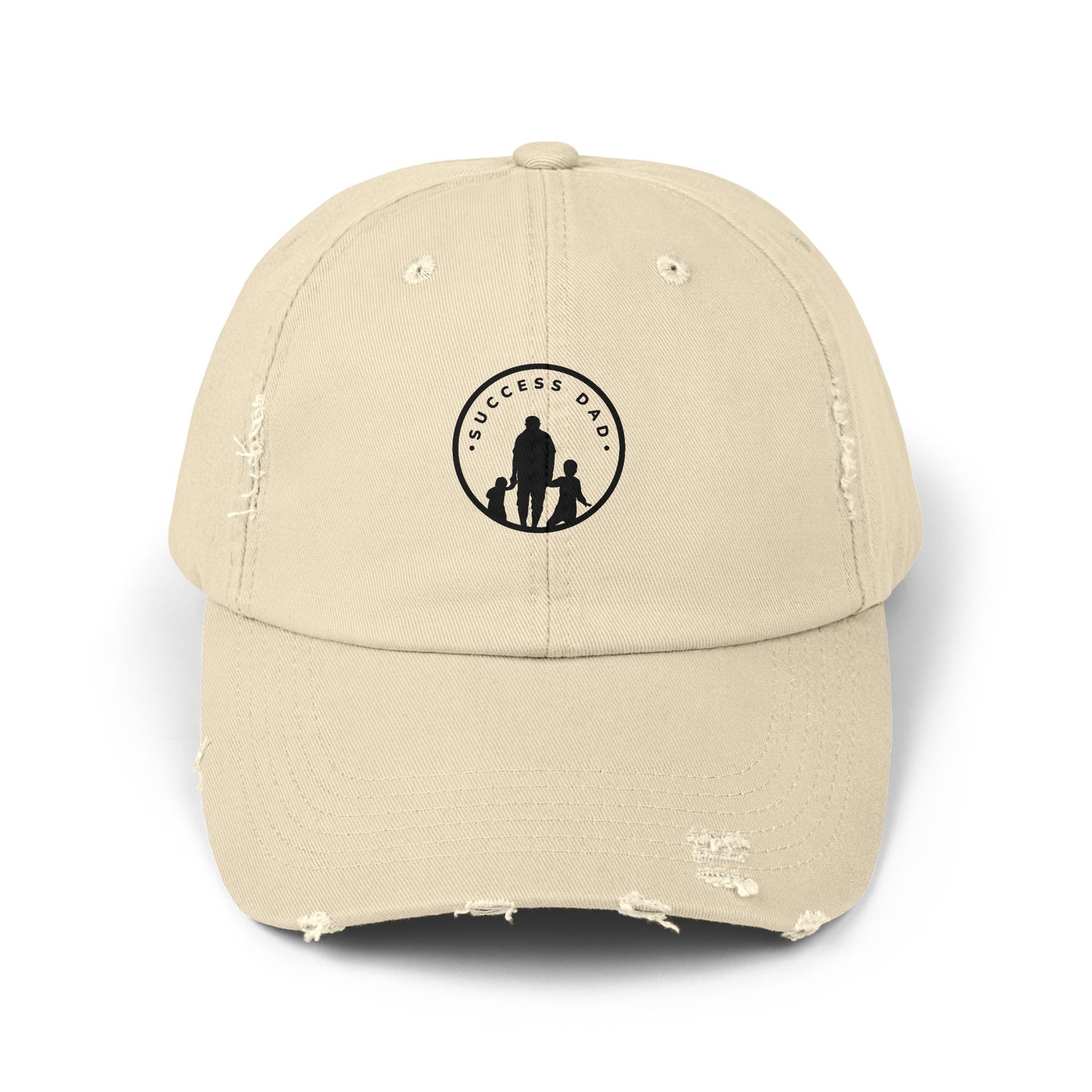 #1 Success Dad Distressed Cap celebrates, empowers, and honors the true essence of fatherhood.  (Unisex)