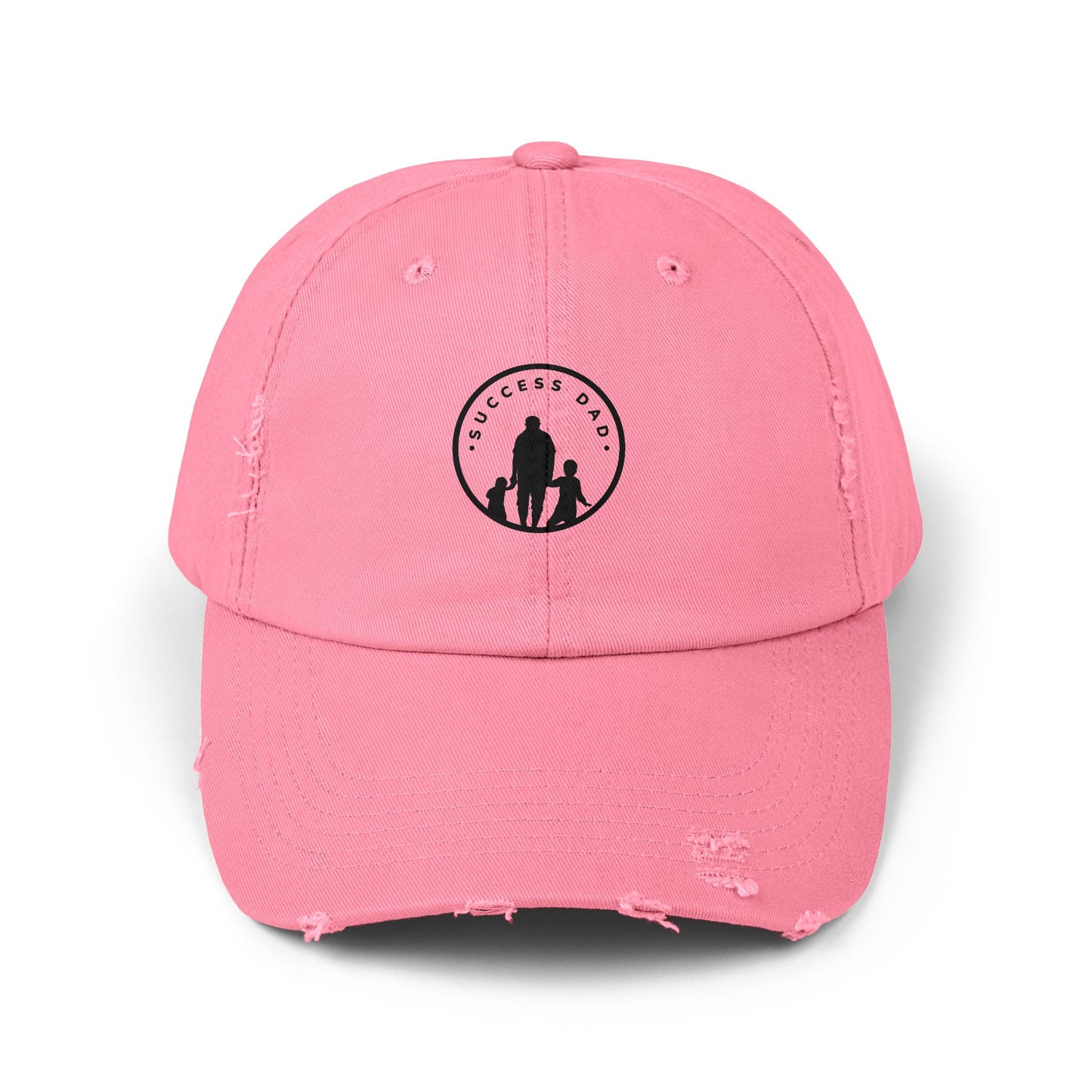 #1 Success Dad Distressed Cap celebrates, empowers, and honors the true essence of fatherhood.  (Unisex)