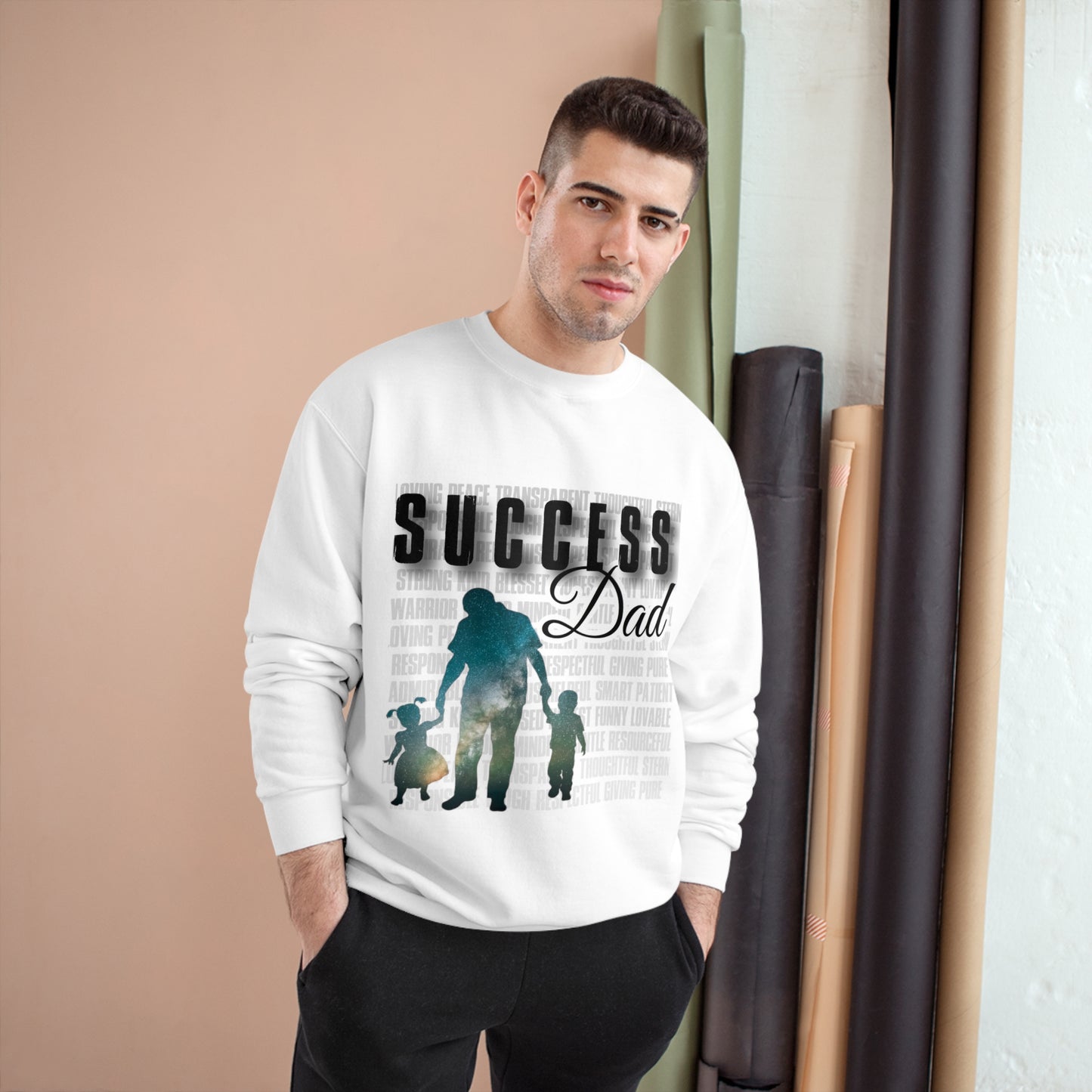 #1 Success Dad T-Sweatshirt celebrates, empowers, and honors the true essence of fatherhood.
