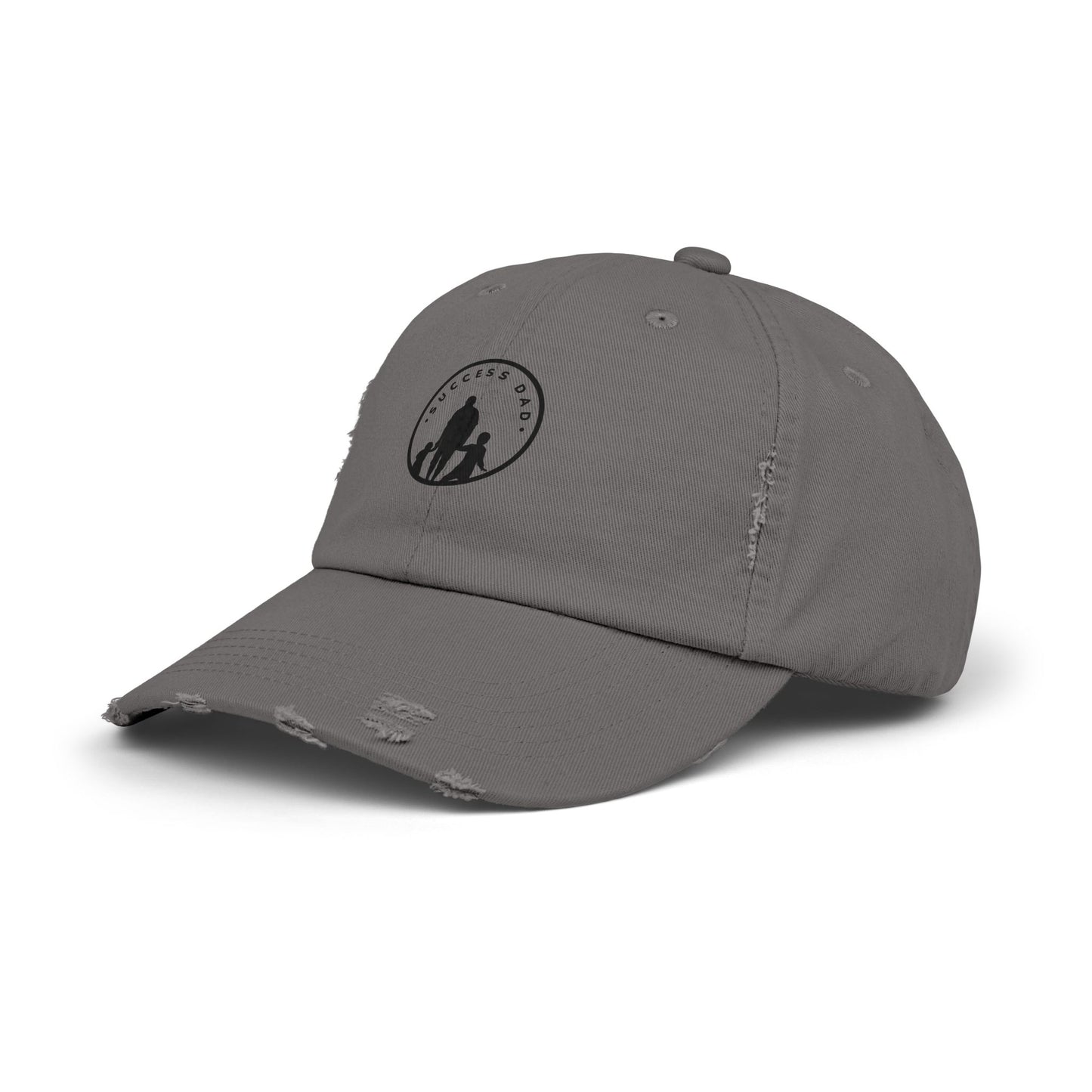#1 Success Dad Distressed Cap celebrates, empowers, and honors the true essence of fatherhood.  (Unisex)