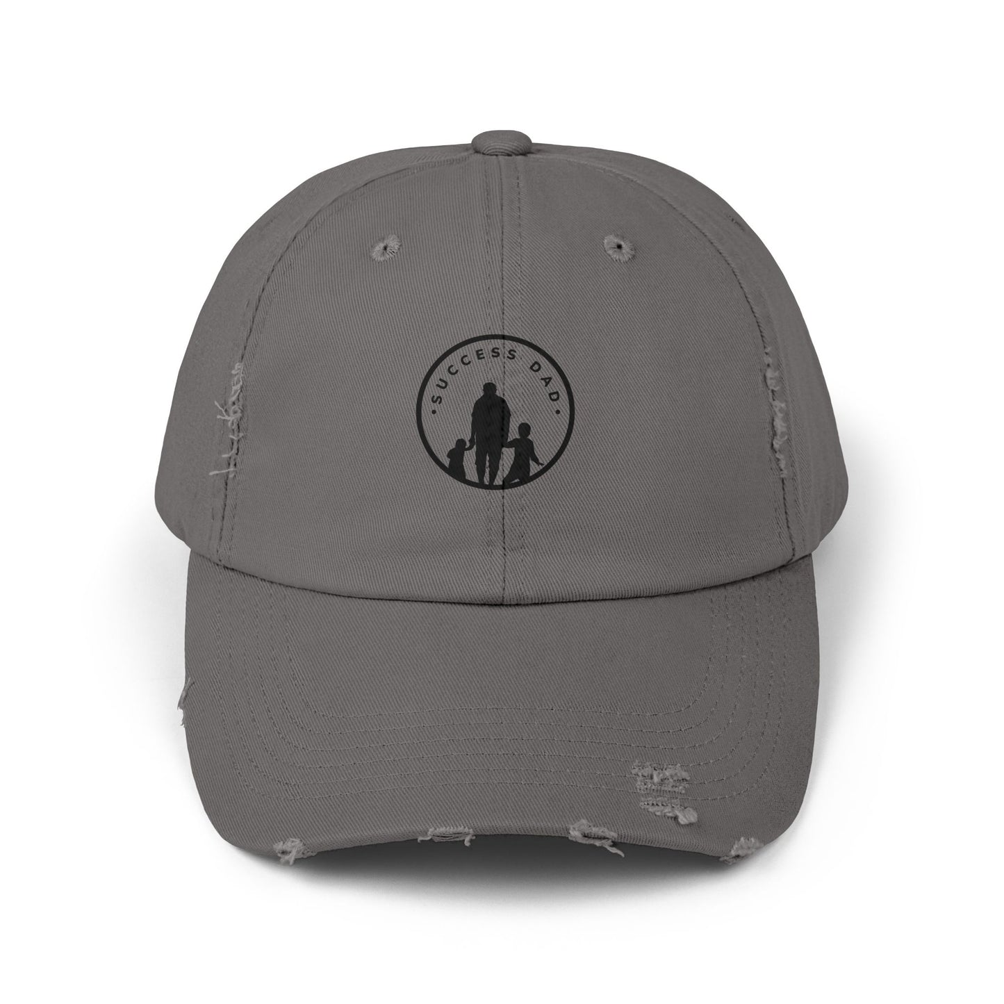 #1 Success Dad Distressed Cap celebrates, empowers, and honors the true essence of fatherhood.  (Unisex)