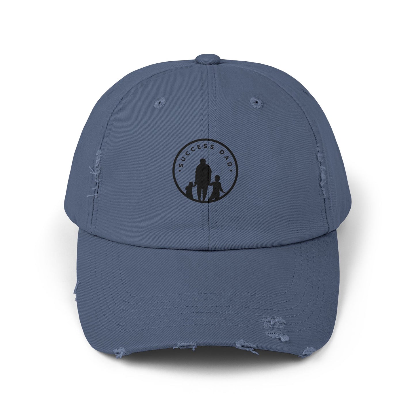 #1 Success Dad Distressed Cap celebrates, empowers, and honors the true essence of fatherhood.  (Unisex)