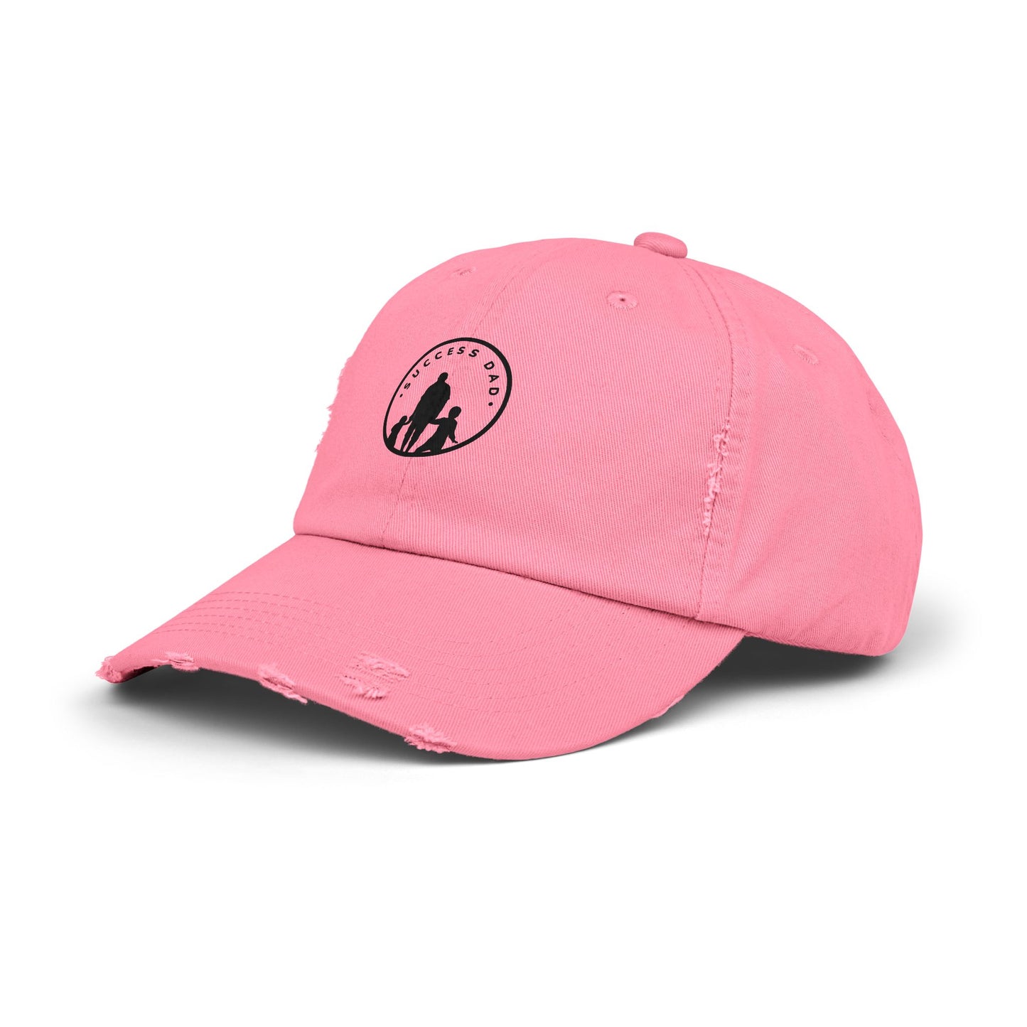 #1 Success Dad Distressed Cap celebrates, empowers, and honors the true essence of fatherhood.  (Unisex)